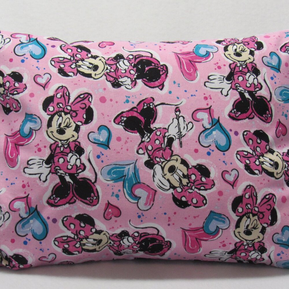 Minnie Painted Hearts Travel Pillow